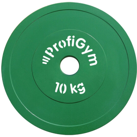 Диск стальной "Powerlifting" с полимерным покрытием, 10 кг ProfiGym ДПЛ-10 Диск стальной "Powerlifting" с полимерным покрытием, 10 кг ProfiGym ДПЛ-10