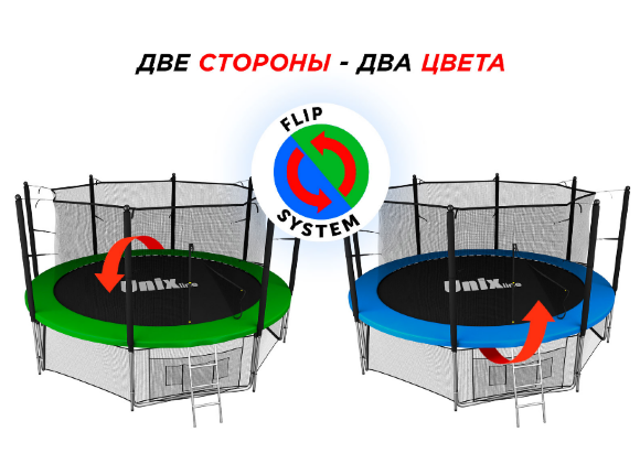 Батут UNIX line Classic 14 ft (inside)